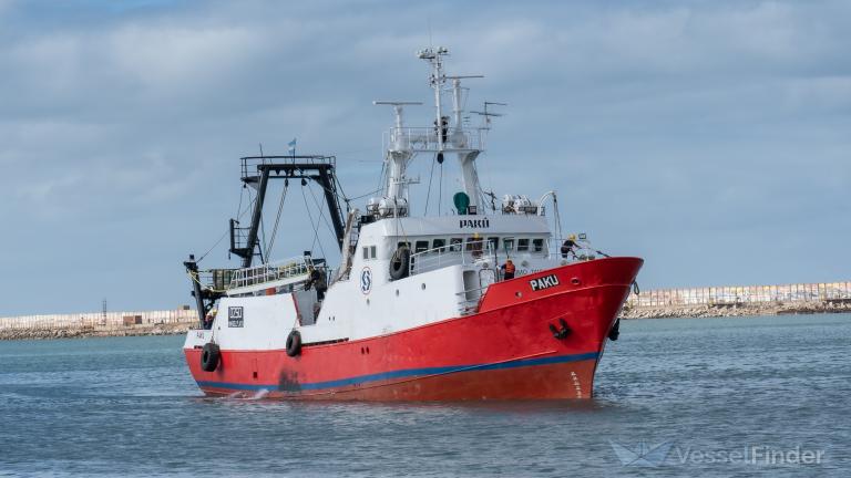 paku (Fishing Vessel) - IMO 7416117, MMSI 701000539, Call Sign LW 9777 under the flag of Argentina