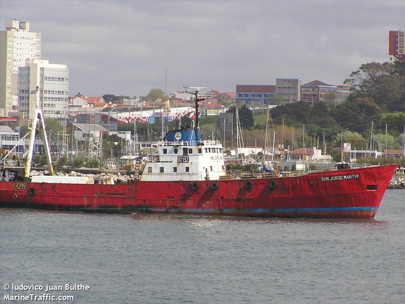 san jorge martir (Fishing vessel) - IMO , MMSI 701000591, Call Sign LW 2858 under the flag of Argentina
