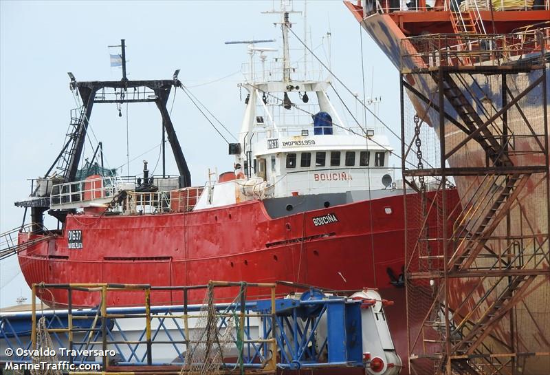 boucina (Fishing Vessel) - IMO 7931959, MMSI 701000865, Call Sign LW 9749 under the flag of Argentina