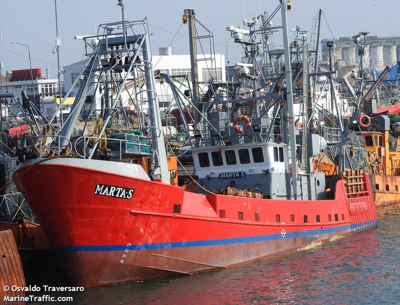 marta s (Fishing vessel) - IMO , MMSI 701000909, Call Sign LW9445 under the flag of Argentina