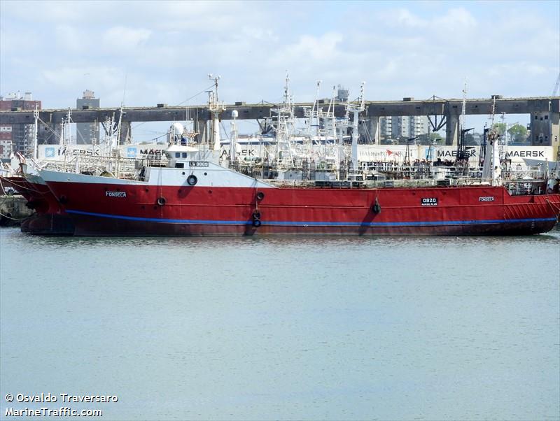 fonseca (Fishing Vessel) - IMO 8311405, MMSI 701006042, Call Sign LW9869 under the flag of Argentina