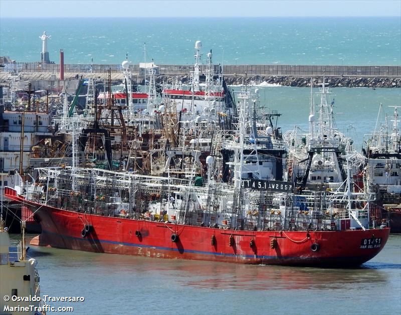 navegantes ii (Fishing Vessel) - IMO 8614326, MMSI 701006056, Call Sign LW2857 under the flag of Argentina