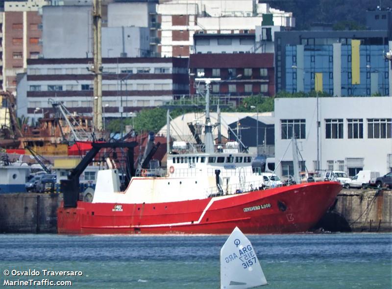 centauro 2000 (Fishing Vessel) - IMO 9112961, MMSI 701019000, Call Sign LW9780 under the flag of Argentina