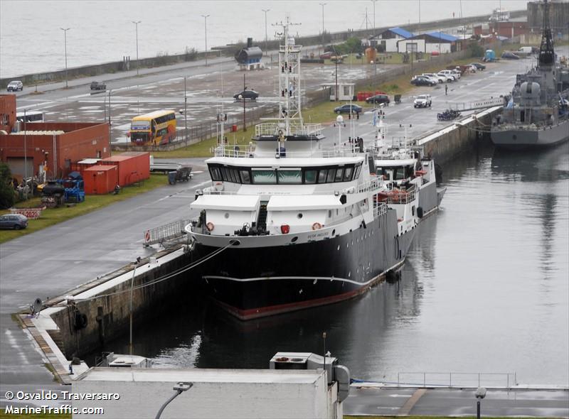 victor angelescu (Fishing Support Vessel) - IMO 9798820, MMSI 701114000, Call Sign LW3472 under the flag of Argentina