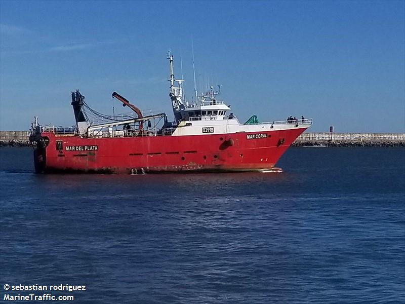 mar coral (Fishing Vessel) - IMO 9371701, MMSI 701119000, Call Sign LW3540 under the flag of Argentina