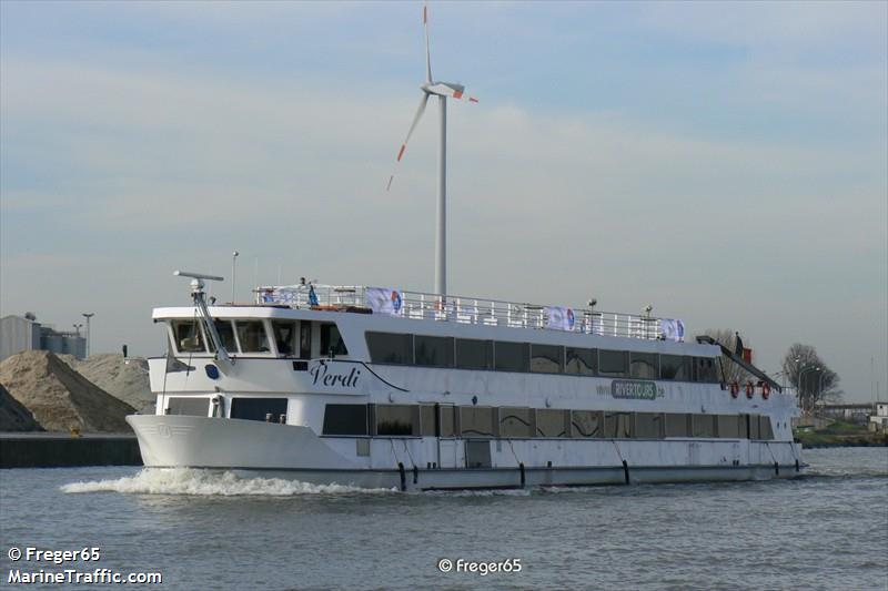 verdi (Passenger ship) - IMO , MMSI 205365990, Call Sign OT3659 under the flag of Belgium