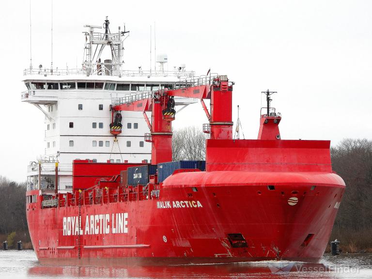 malik arctica (General Cargo Ship) - IMO 9618135, MMSI 219668000, Call Sign OUKU 2 under the flag of Denmark
