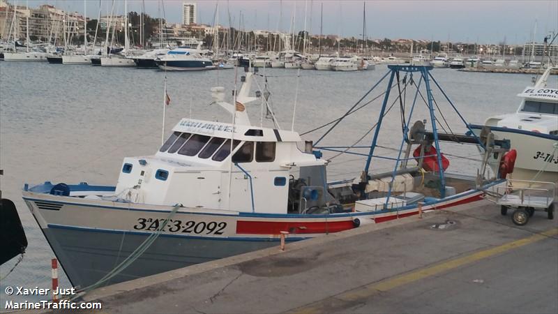 nuria i miquel (Fishing vessel) - IMO , MMSI 224012830, Call Sign EA 8633 under the flag of Spain