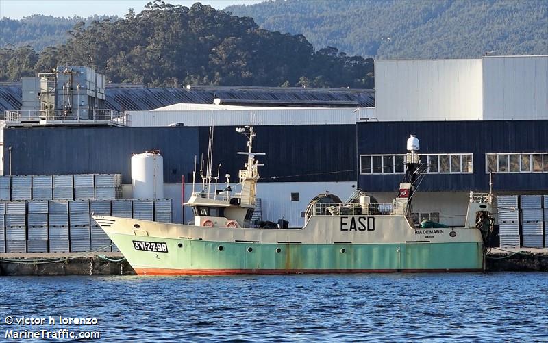 ria de marin (Fishing Vessel) - IMO , MMSI 224067670, Call Sign EASD under the flag of Spain