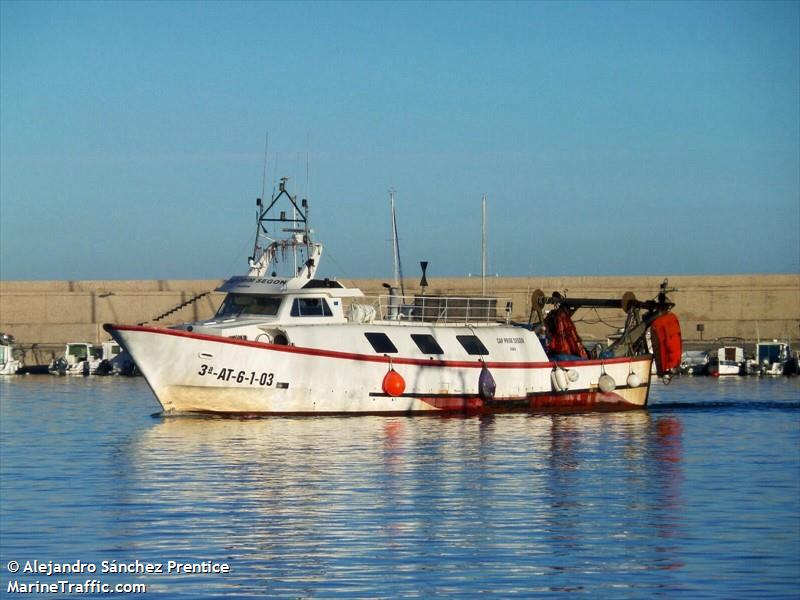 cap prim segon (Fishing vessel) - IMO , MMSI 224076360, Call Sign EA6404 under the flag of Spain