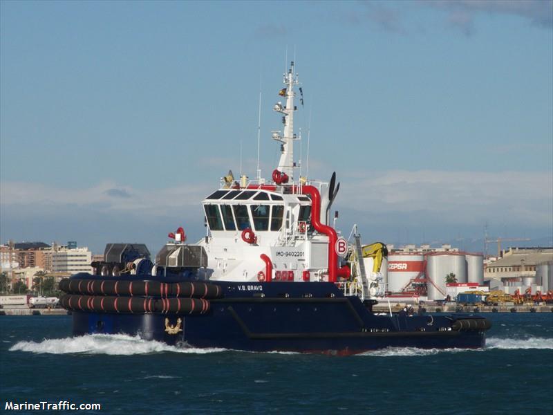 v.b. bravo (Tug) - IMO 9402201, MMSI 225401000, Call Sign EAOV under the flag of Spain