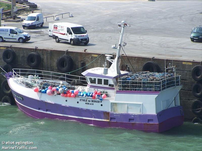 fv etoile du berger (Fishing vessel) - IMO , MMSI 227144300, Call Sign FONU under the flag of France