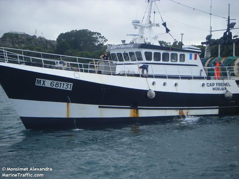 fv cap frehel (Fishing vessel) - IMO , MMSI 227313000, Call Sign FHDP under the flag of France