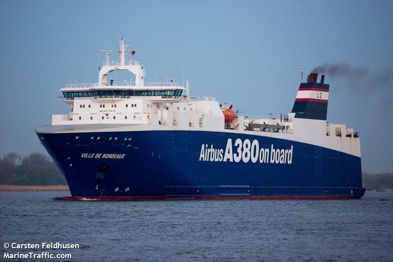 ville de bordeaux (Ro-Ro Cargo Ship) - IMO 9270842, MMSI 228084000, Call Sign FZCE under the flag of France