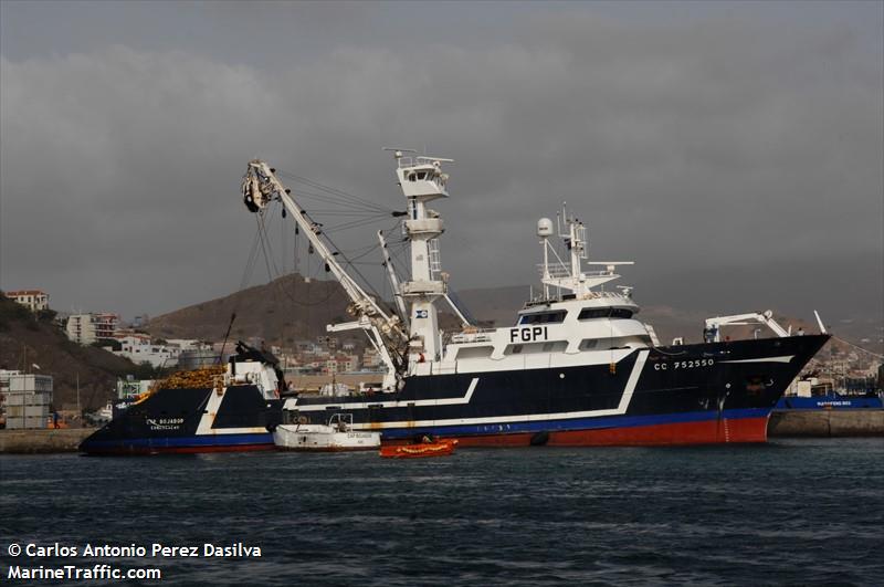 fv cap bojador (Fishing Vessel) - IMO 8908026, MMSI 228280000, Call Sign FGPI under the flag of France