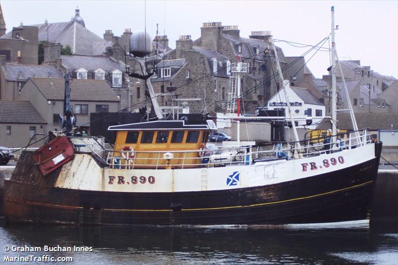 davanlin fr890 (Fishing vessel) - IMO , MMSI 235001650, Call Sign MVVF3 under the flag of United Kingdom (UK)
