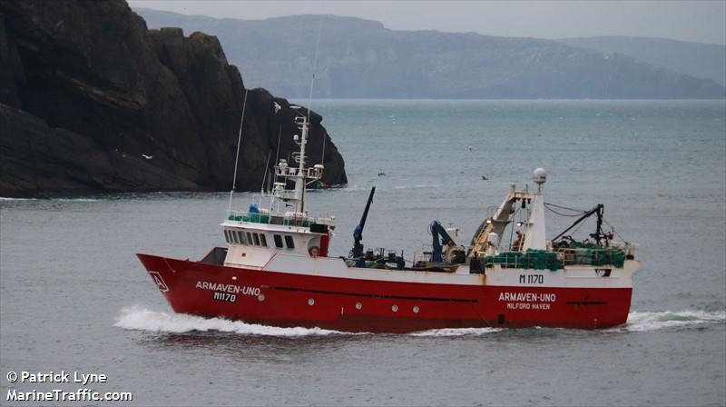 armaven uno (Fishing Vessel) - IMO 9110456, MMSI 235051173, Call Sign MFWD under the flag of United Kingdom (UK)