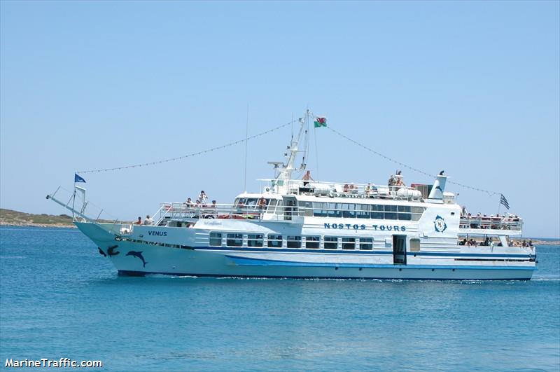 venus (Passenger Ship) - IMO 8834809, MMSI 237012900, Call Sign SW8264 under the flag of Greece