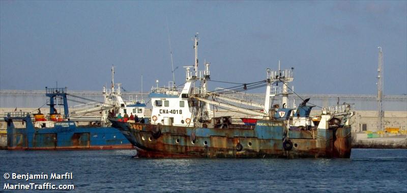 pescabona4 (Fishing Vessel) - IMO 9311995, MMSI 242007100, Call Sign CNA4018 under the flag of Morocco