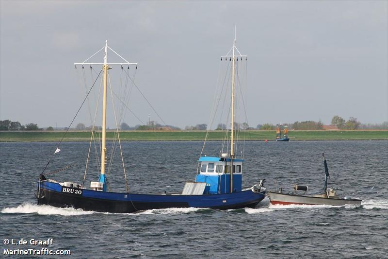 schelde bru-20 (Fishing vessel) - IMO , MMSI 244031376, Call Sign PH4066 under the flag of Netherlands