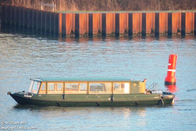 andante (Passenger ship) - IMO , MMSI 244110563, Call Sign PE4092 under the flag of Netherlands