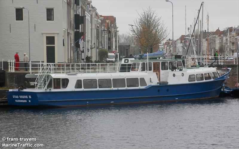 stad veere ii (Passenger ship) - IMO , MMSI 244770957 under the flag of Netherlands