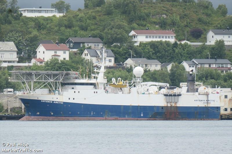 artemis arctic (Research Vessel) - IMO 9207510, MMSI 259645000, Call Sign LJZK3 under the flag of Norway