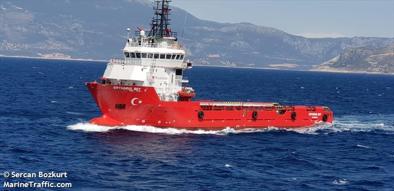 ertugrul bey (Offshore Tug/Supply Ship) - IMO 9499307, MMSI 271046822, Call Sign TCA5496 under the flag of Turkey
