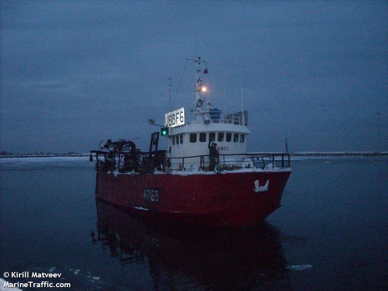 asanoy (Fishing Vessel) - IMO , MMSI 273346920, Call Sign UBBF6 under the flag of Russia