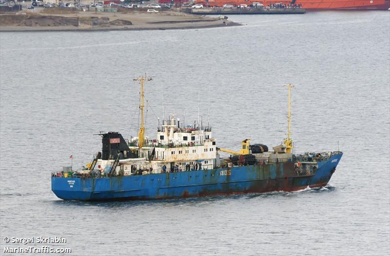 amurskoe (Fish Factory Ship) - IMO 9075840, MMSI 273815080, Call Sign UIRO under the flag of Russia