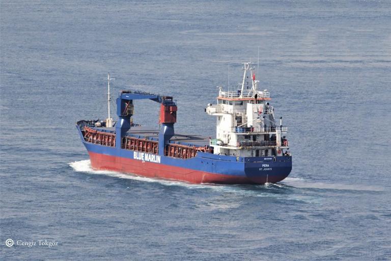 pera (General Cargo Ship) - IMO 9111149, MMSI 304010708, Call Sign V2PW2 under the flag of Antigua & Barbuda