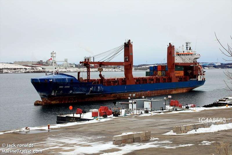 bbc edge (General Cargo Ship) - IMO 9407598, MMSI 305472000, Call Sign V2EL9 under the flag of Antigua & Barbuda