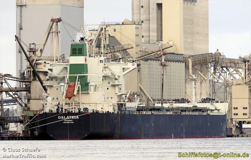 galateia (Bulk Carrier) - IMO 9597783, MMSI 311053200, Call Sign C6ZD6 under the flag of Bahamas