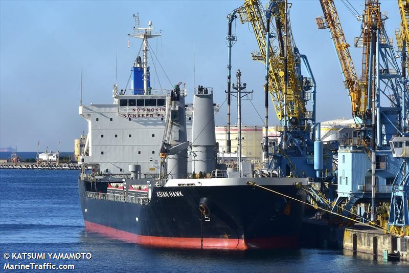 asian hawk (General Cargo Ship) - IMO 9897236, MMSI 352133000, Call Sign 3FBE under the flag of Panama