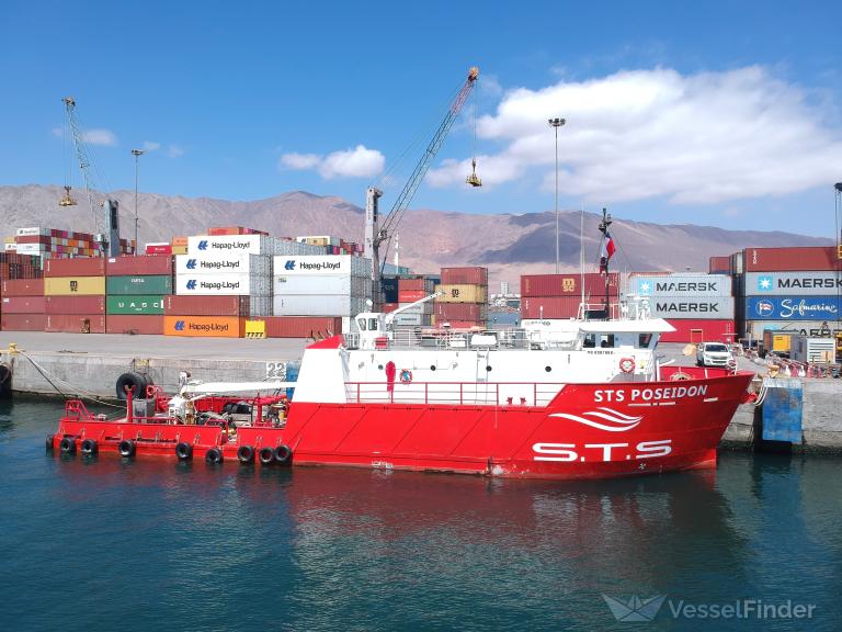 sts poseidon (Offshore Support Vessel) - IMO 8987888, MMSI 354954000, Call Sign HP6366 under the flag of Panama