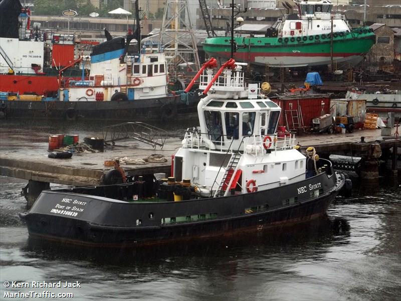 nec spirit (Tug) - IMO 9366639, MMSI 362030000, Call Sign 9YGT under the flag of Trinidad & Tobago