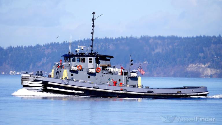 ytb 823 canonchet (Towing vessel) - IMO , MMSI 369970521, Call Sign YTB 823 under the flag of United States (USA)