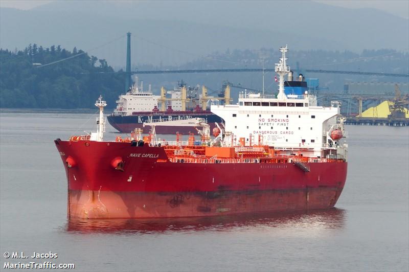 nave capella (Chemical/Oil Products Tanker) - IMO 9487471, MMSI 371346000, Call Sign 3FHJ under the flag of Panama