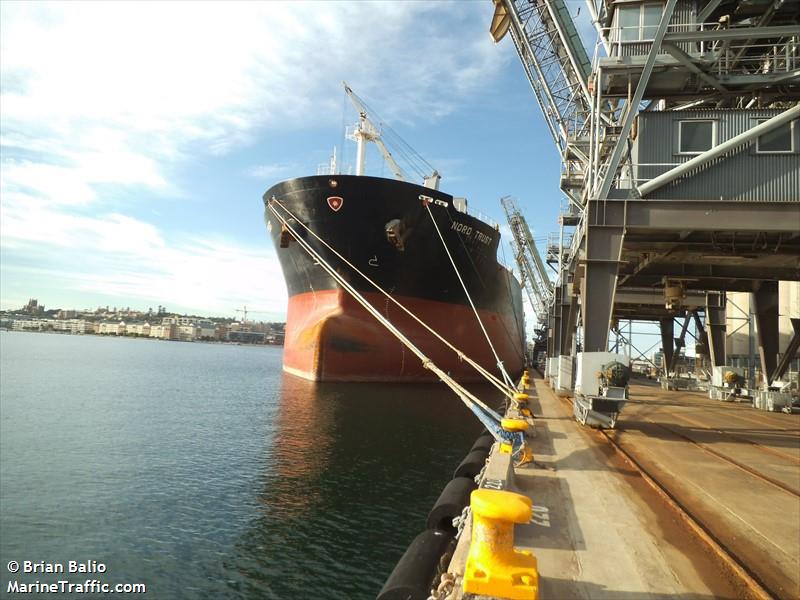 nord trust (Bulk Carrier) - IMO 9454187, MMSI 372246000, Call Sign 3EXC6 under the flag of Panama