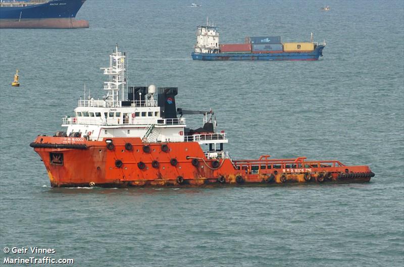 ning hai tuo 6002 (Offshore Tug/Supply Ship) - IMO 9765134, MMSI 413365890, Call Sign BHNZ5 under the flag of China