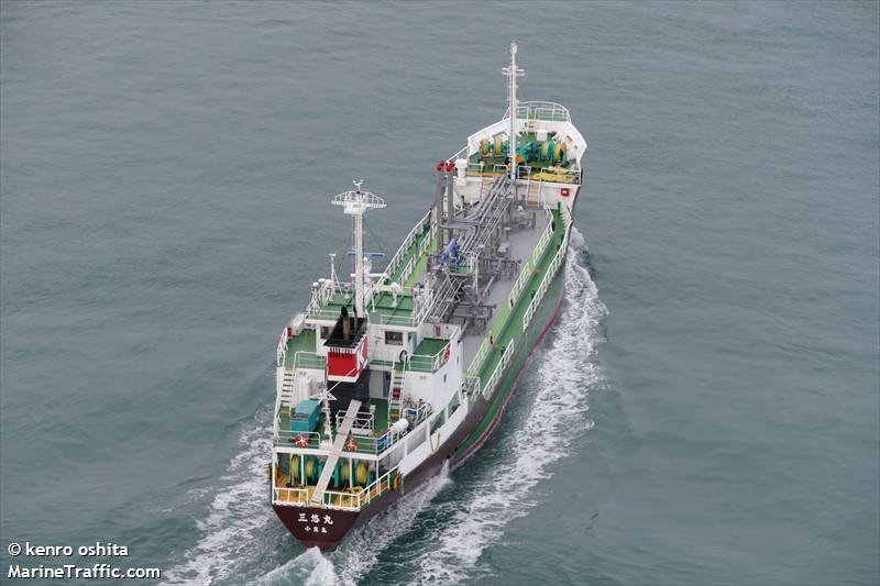 sanyumaru (Tanker) - IMO , MMSI 431009782, Call Sign JD4229 under the flag of Japan