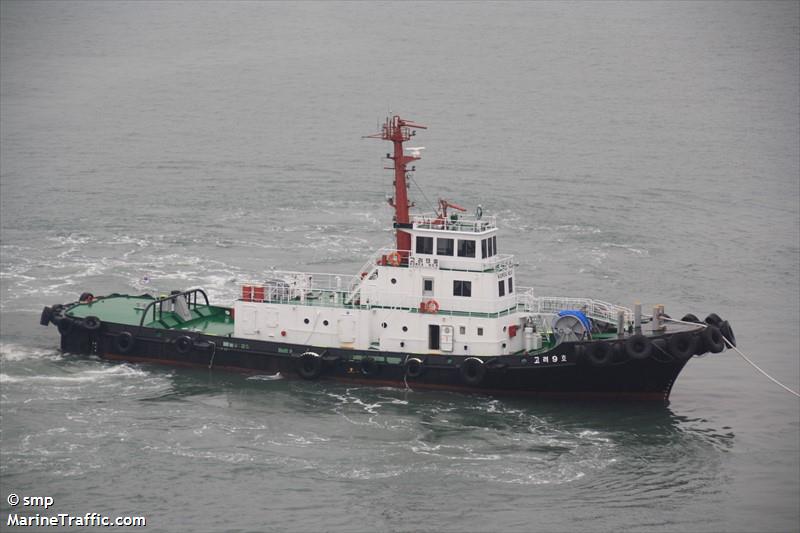 korea no.9 (Tug) - IMO 9062324, MMSI 440113880, Call Sign 330K under the flag of Korea