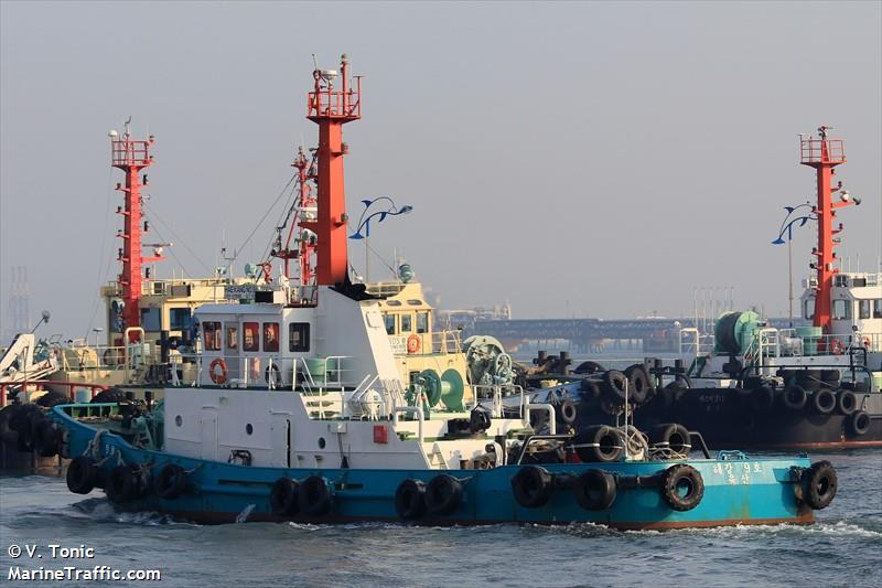 haekang no.9 (Tug) - IMO , MMSI 440118290, Call Sign 079068 under the flag of Korea