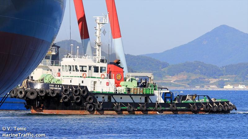 t301 kumyong (Tug) - IMO 9144964, MMSI 440200000, Call Sign D7MS under the flag of Korea