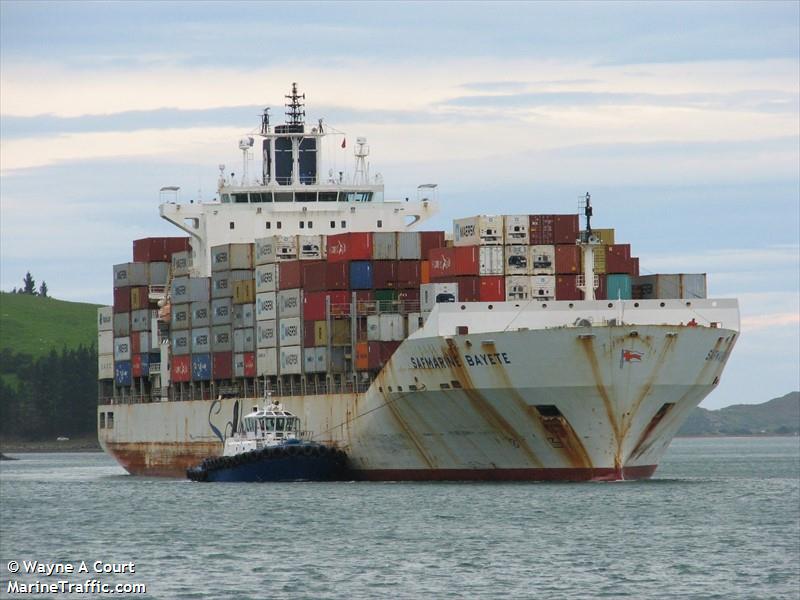 safmarine bayete (Container Ship) - IMO 9355355, MMSI 477211100, Call Sign VRKZ9 under the flag of Hong Kong