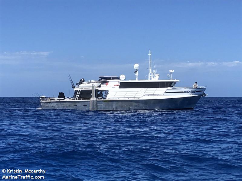 two seas (Pleasure craft) - IMO , MMSI 503668400, Call Sign VKV6957 under the flag of Australia