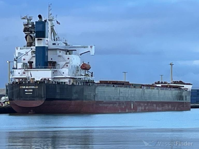 star markella (Bulk Carrier) - IMO 9401491, MMSI 538002640, Call Sign V7KL3 under the flag of Marshall Islands