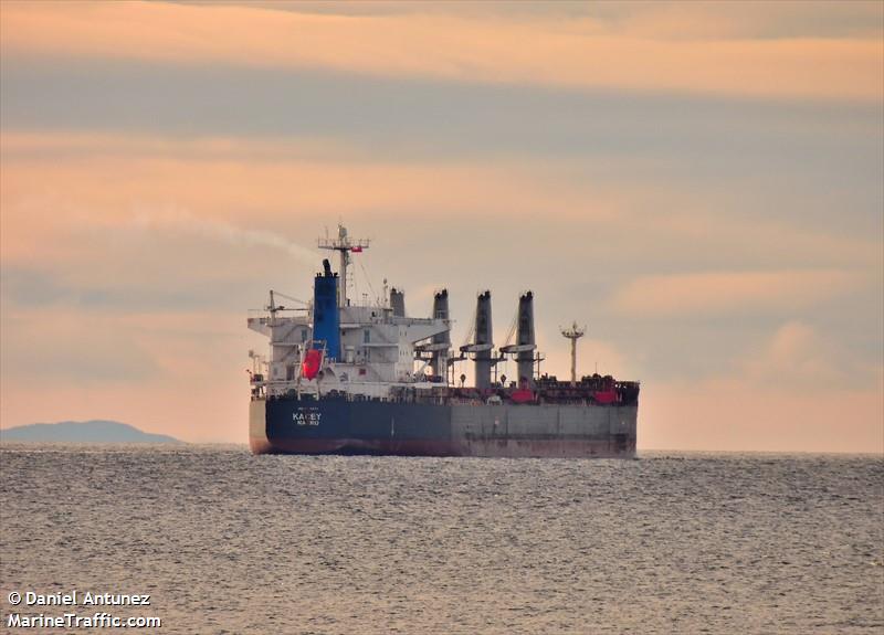 kacey (Bulk Carrier) - IMO 9420277, MMSI 538005725, Call Sign V7GL7 under the flag of Marshall Islands