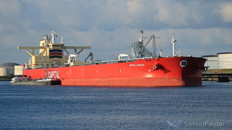 apollonas (Crude Oil Tanker) - IMO 9733806, MMSI 538006613, Call Sign V7PB7 under the flag of Marshall Islands