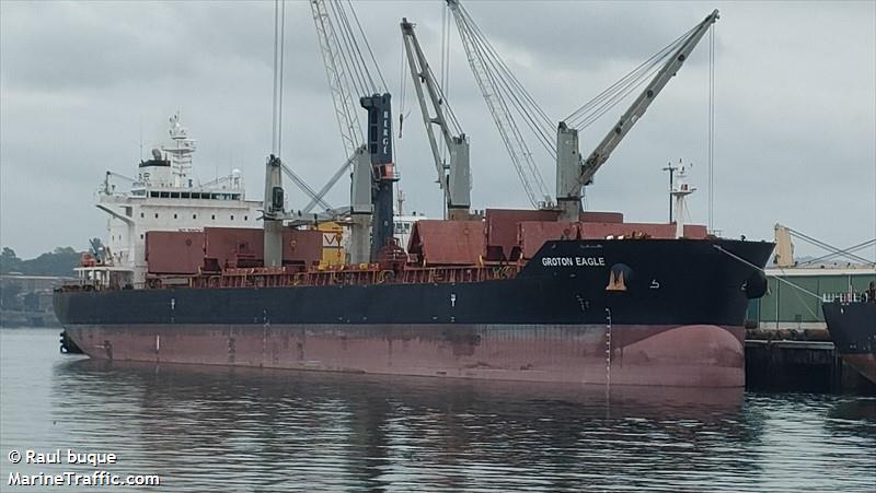 groton eagle (Bulk Carrier) - IMO 9575242, MMSI 538007505, Call Sign V7SB9 under the flag of Marshall Islands